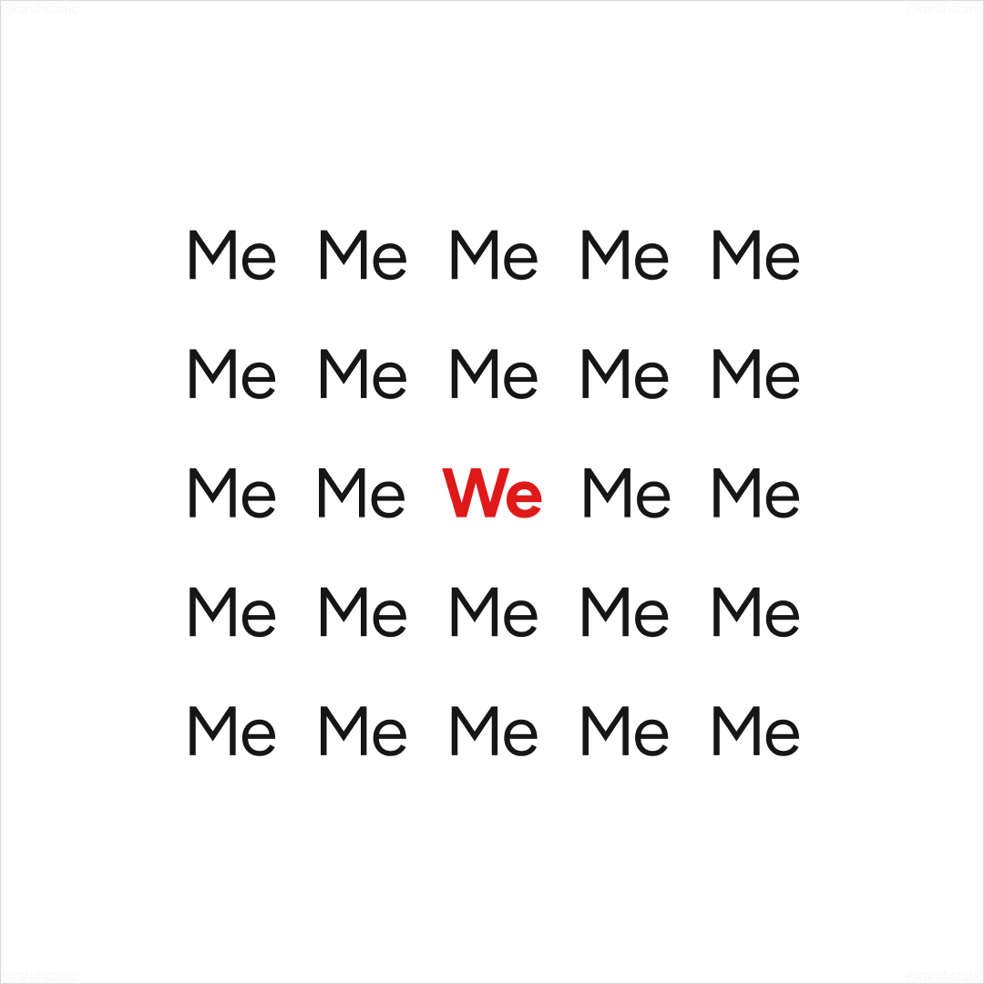 We